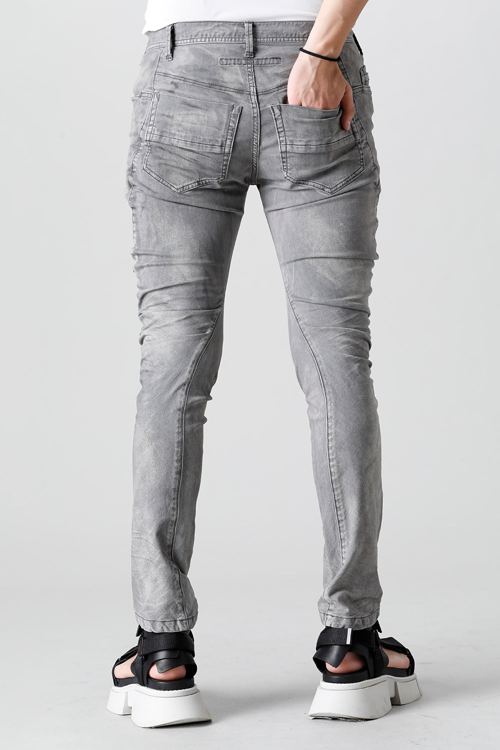 Indirect Skinny Denim Gray
