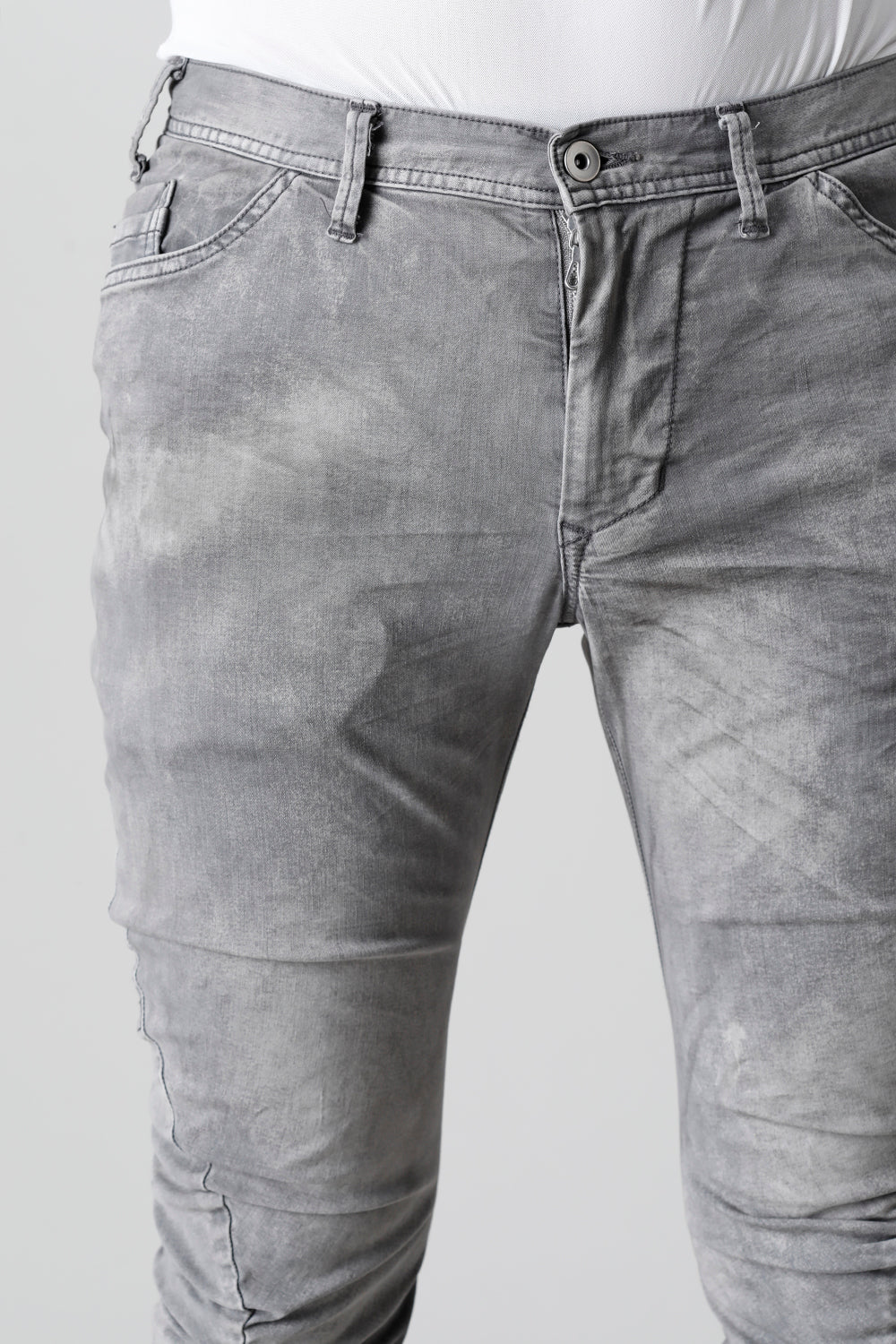 Indirect Skinny Denim Gray