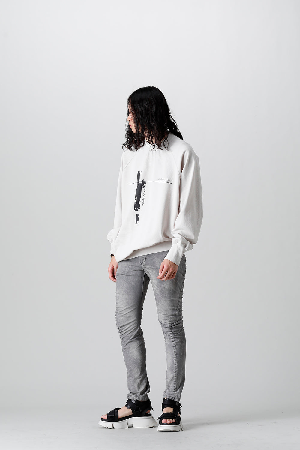 Indirect Skinny Denim Gray