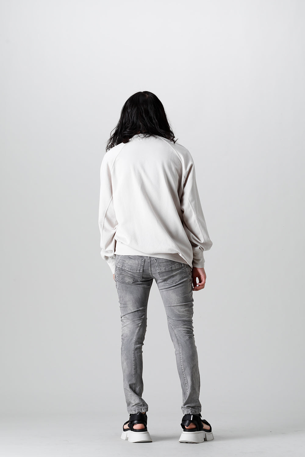 Indirect Skinny Denim Gray