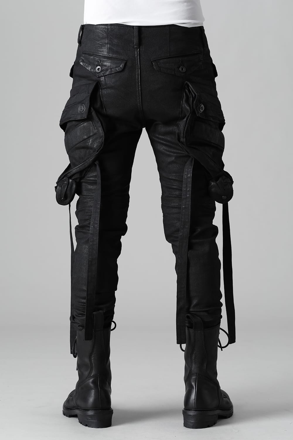 9Oz Stretch Denim Gas Mask Pants  Black