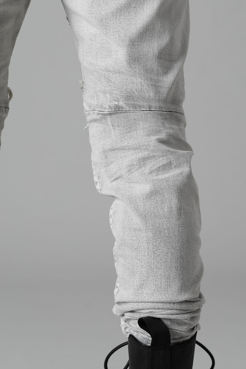 9oz Stretch Denim Biker Pants Plaster