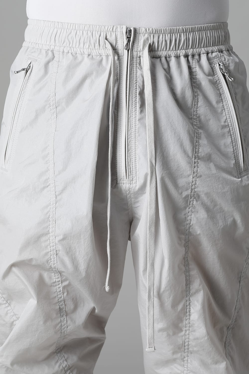 Nylon Silk Taffeta Trousers  Plaster
