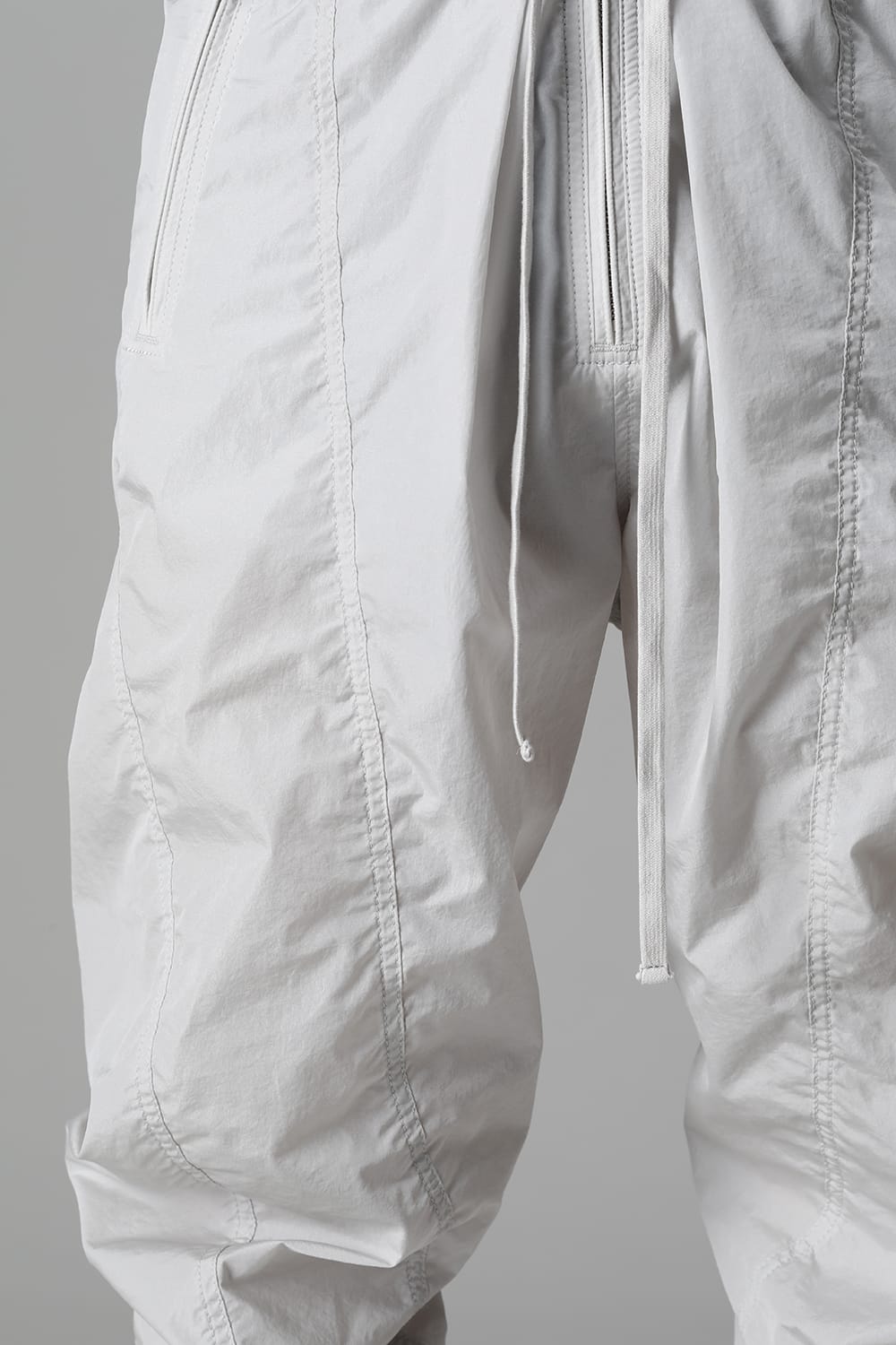 Nylon Silk Taffeta Trousers  Plaster