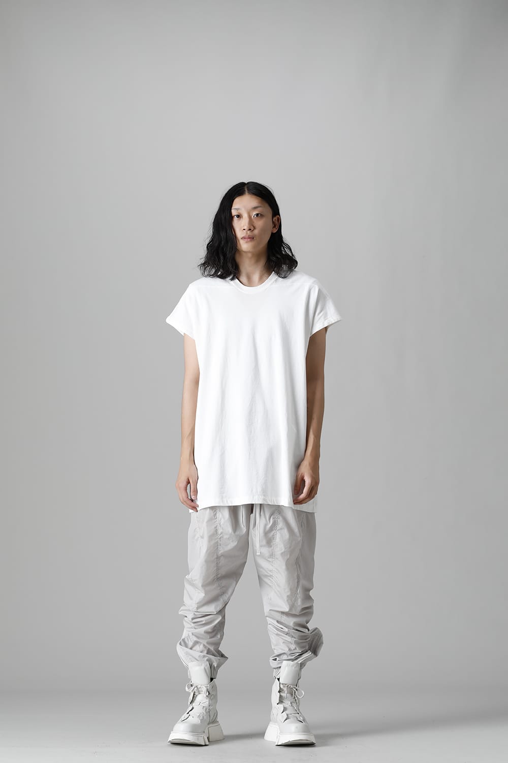 Nylon Silk Taffeta Trousers  Plaster