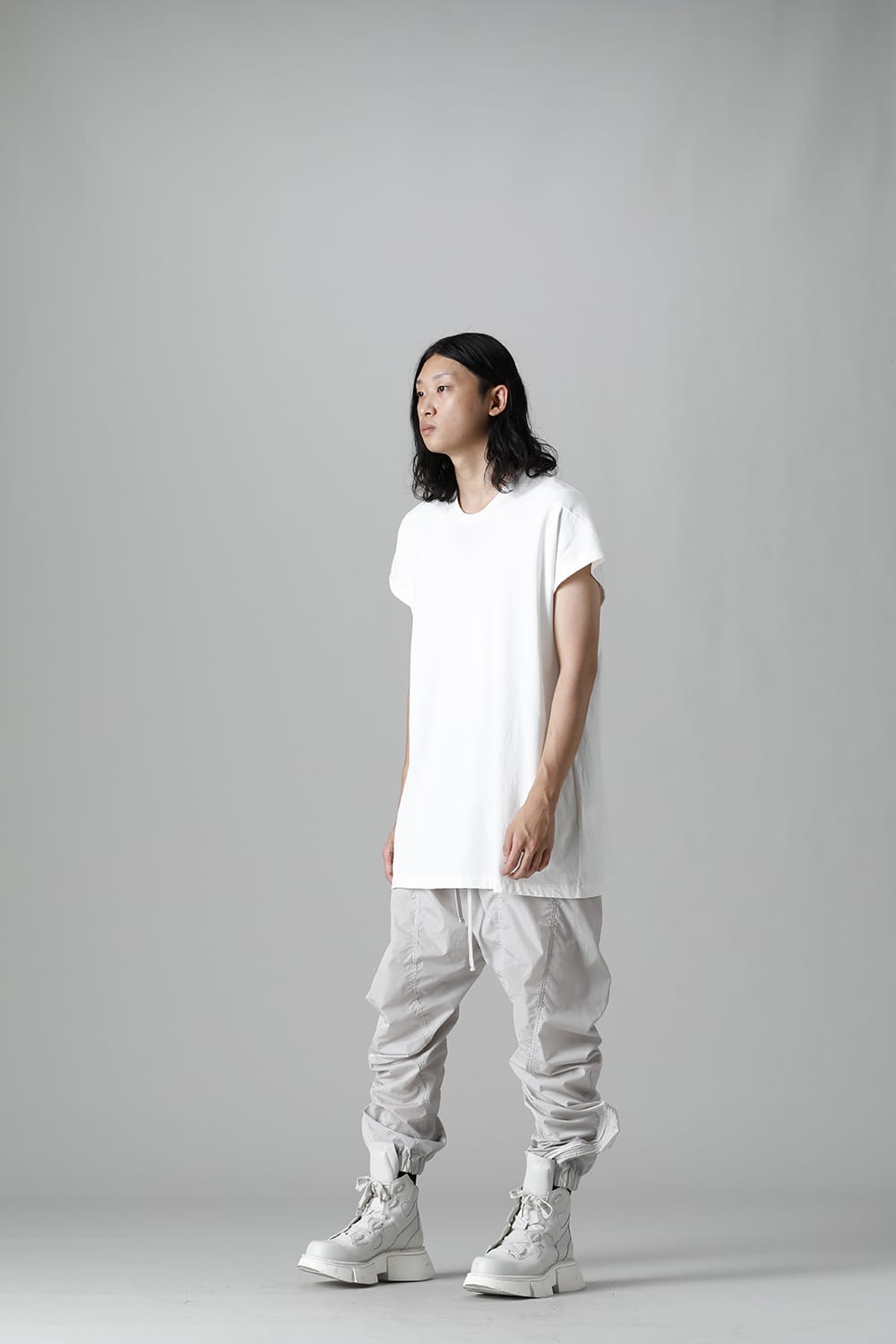 Nylon Silk Taffeta Trousers  Plaster