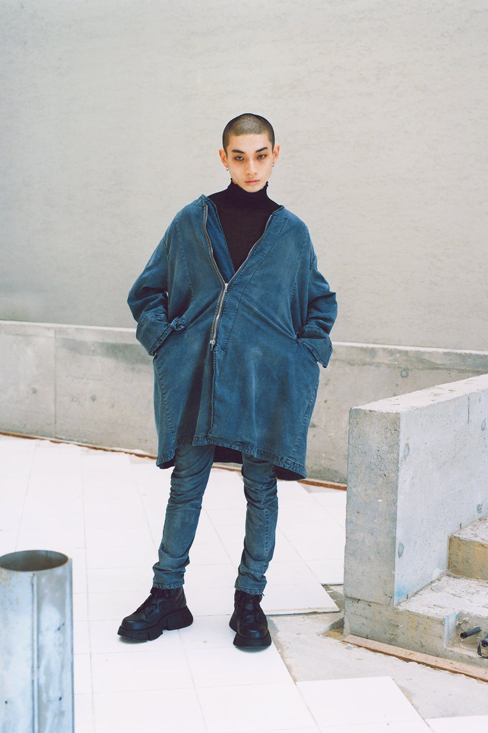 Poly Strap Over Sandal Black