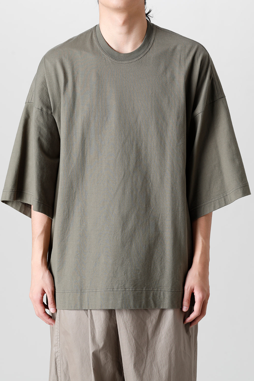 Crop Wide Short sleeve T-shirts A.Green