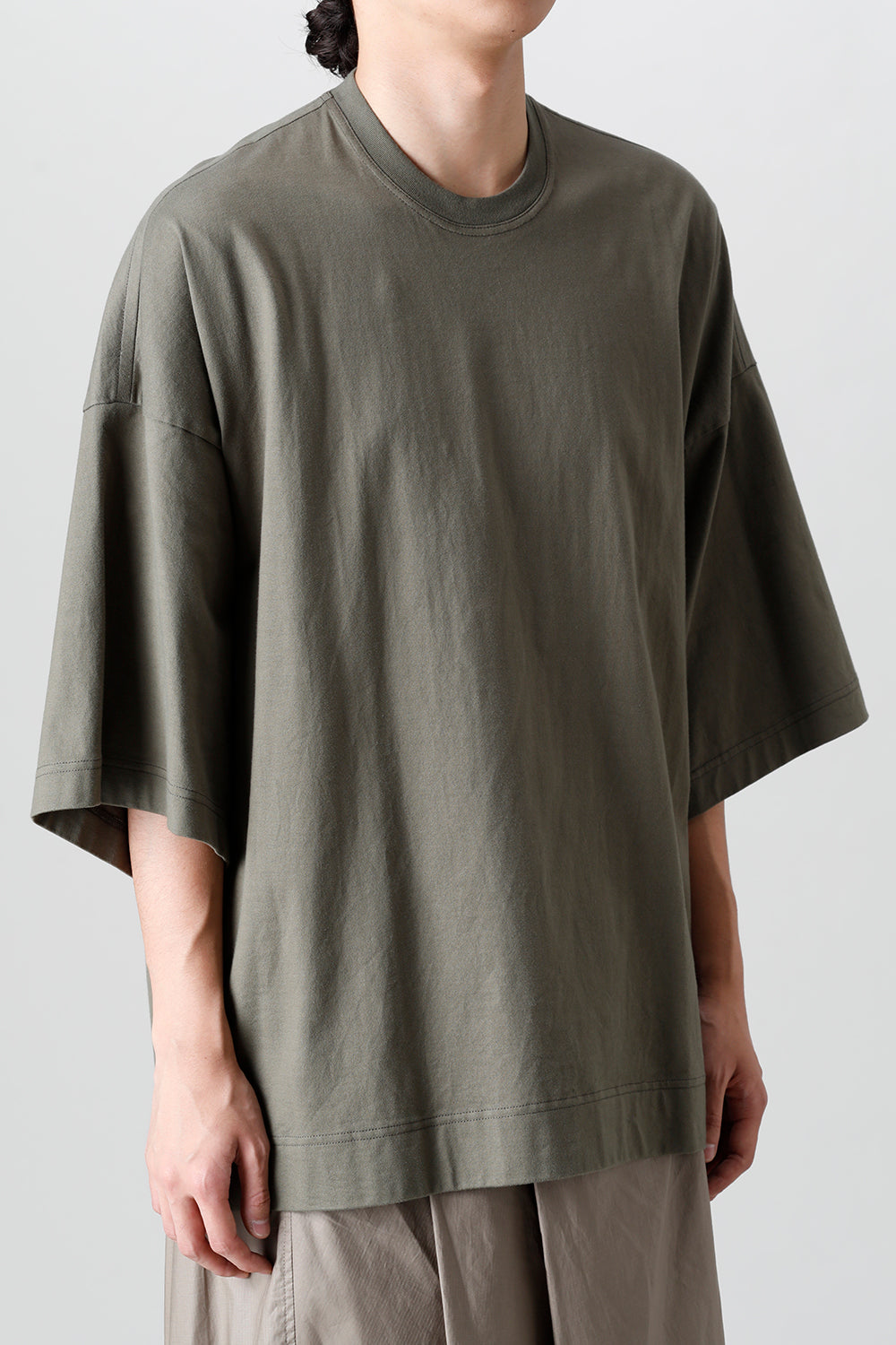 Crop Wide Short sleeve T-shirts A.Green