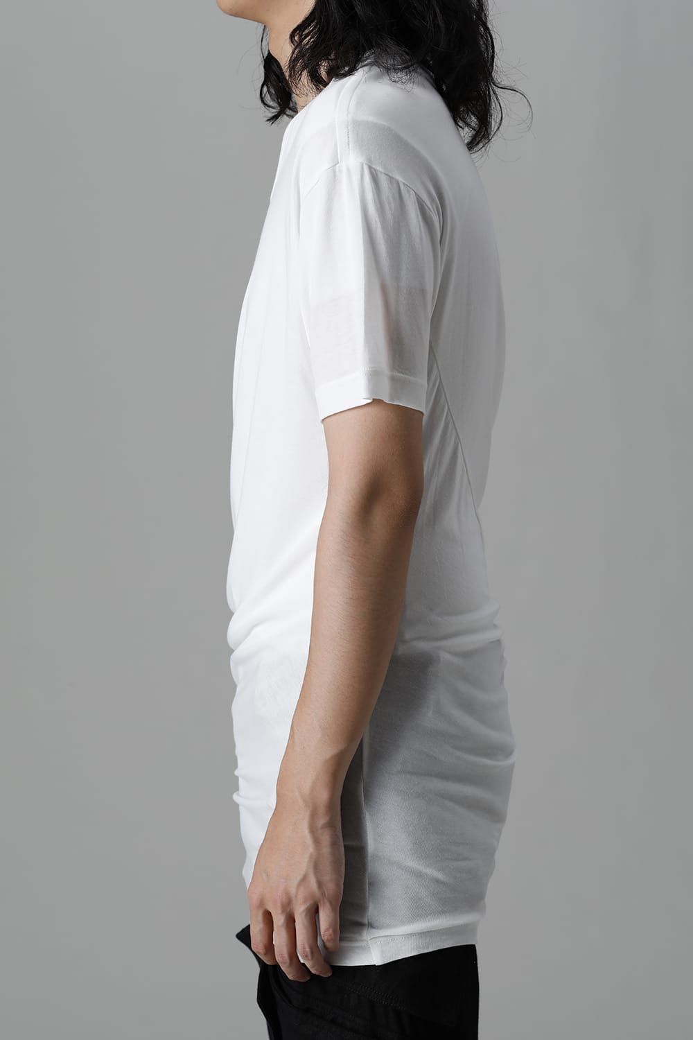 Cotton Cupro Jersey Drape Cutsewn Off White