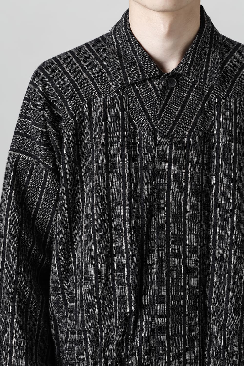 JUMP SUIT #10 STRIPE COTTON CLOTH