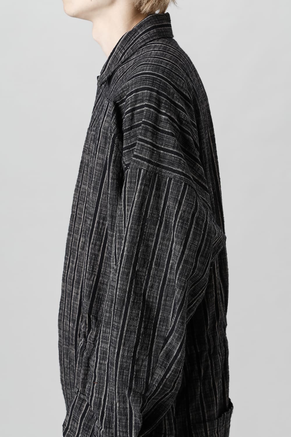 JUMP SUIT #10 STRIPE COTTON CLOTH