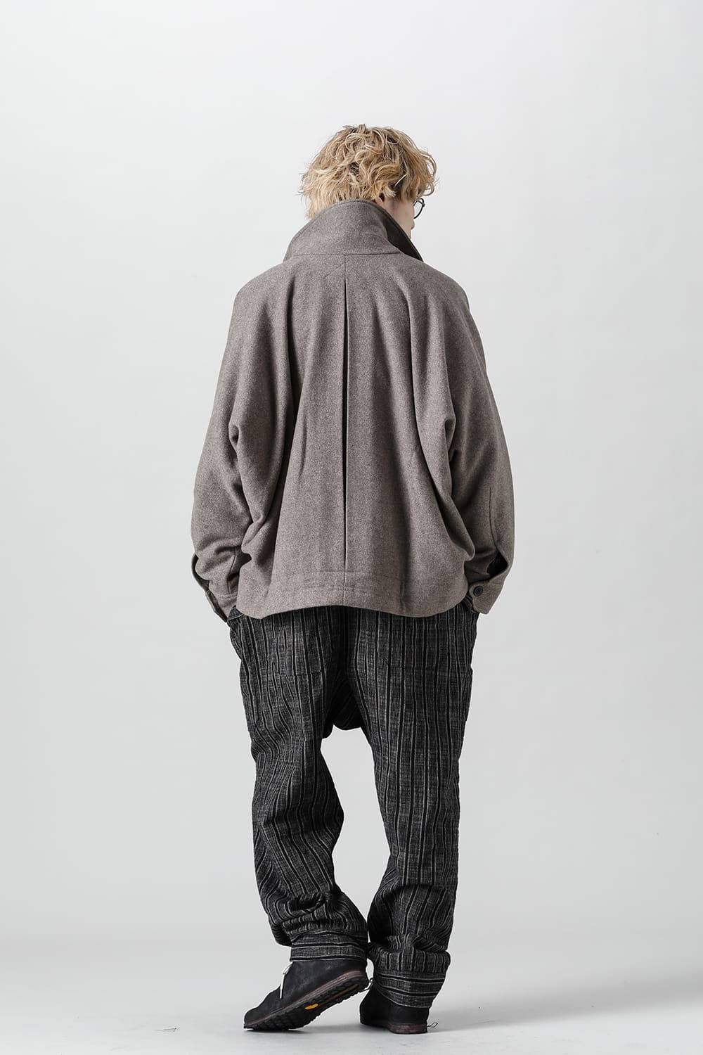 JUMP SUIT #10 STRIPE COTTON CLOTH