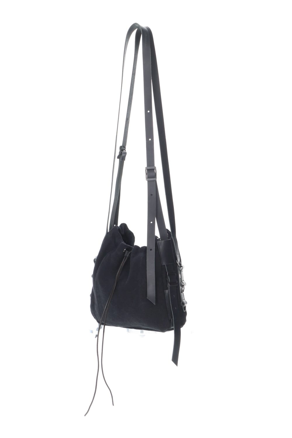 Jute x Cotton Military Twill Small Shoulder Bag Wine