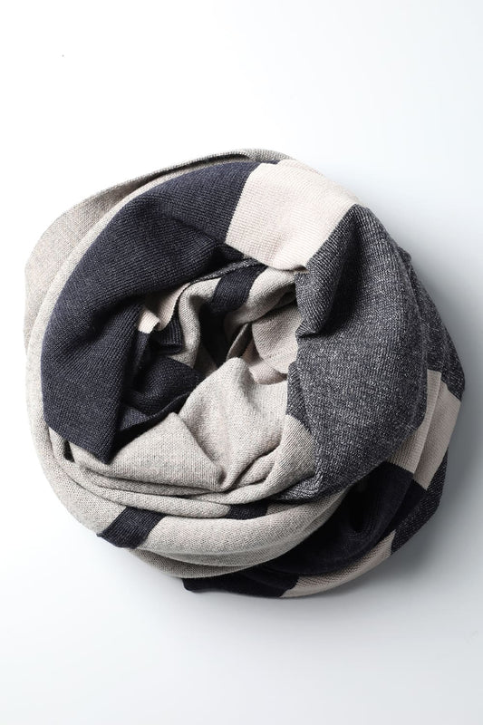 Jacquard stole merino wool