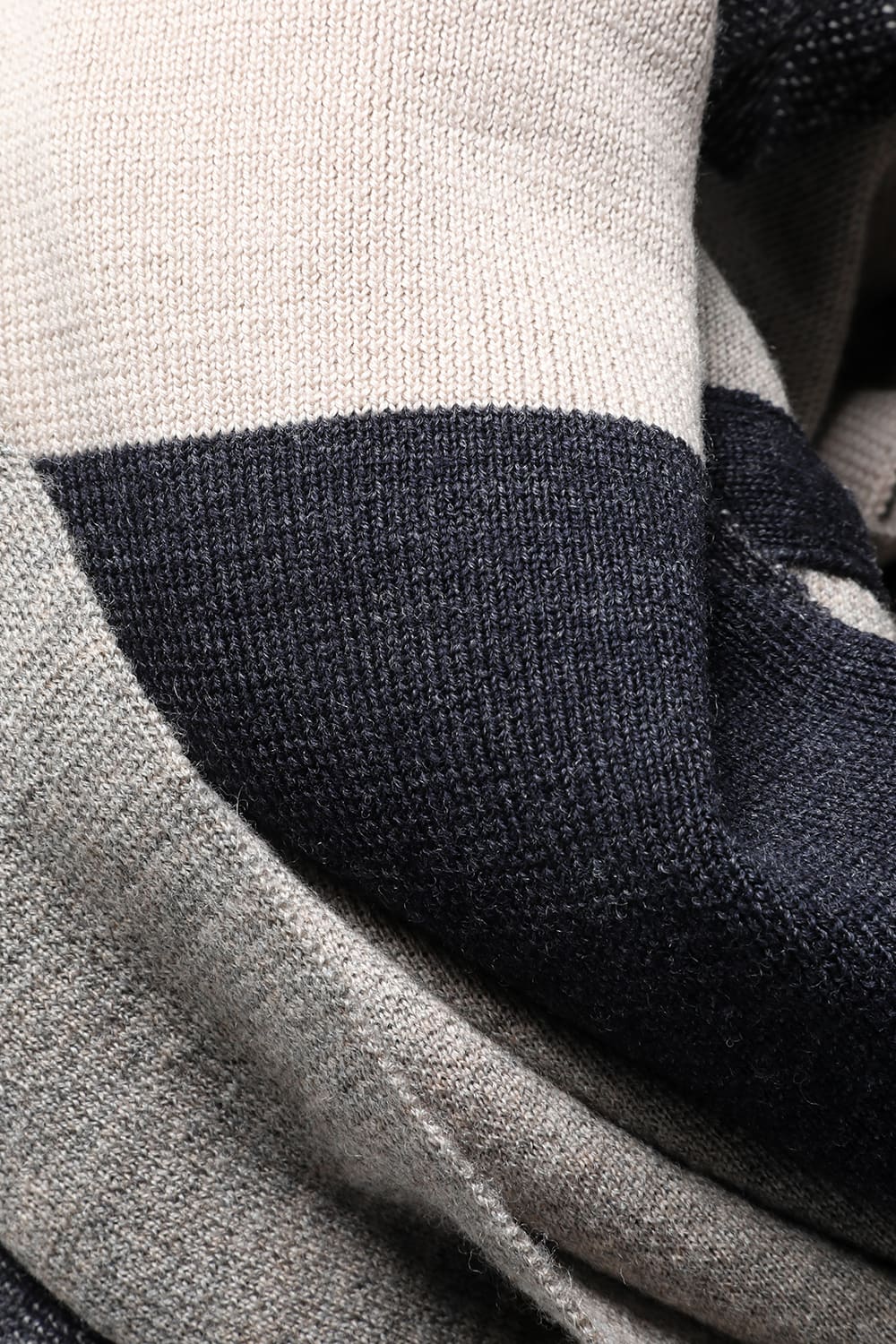 Jacquard stole merino wool