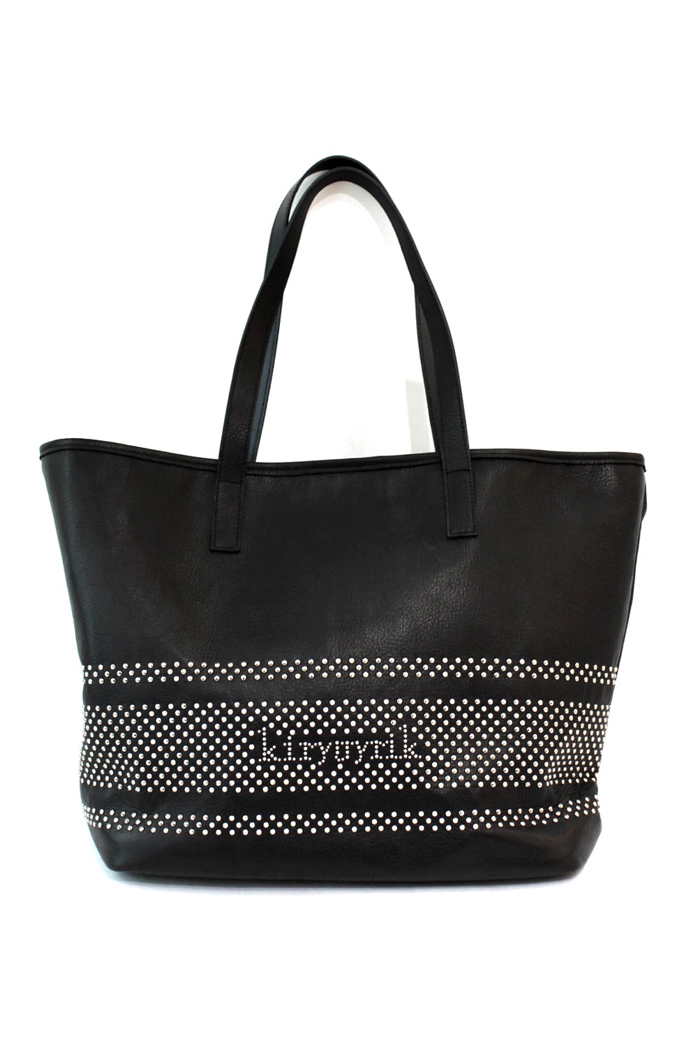 Studs Leather Tote Bag