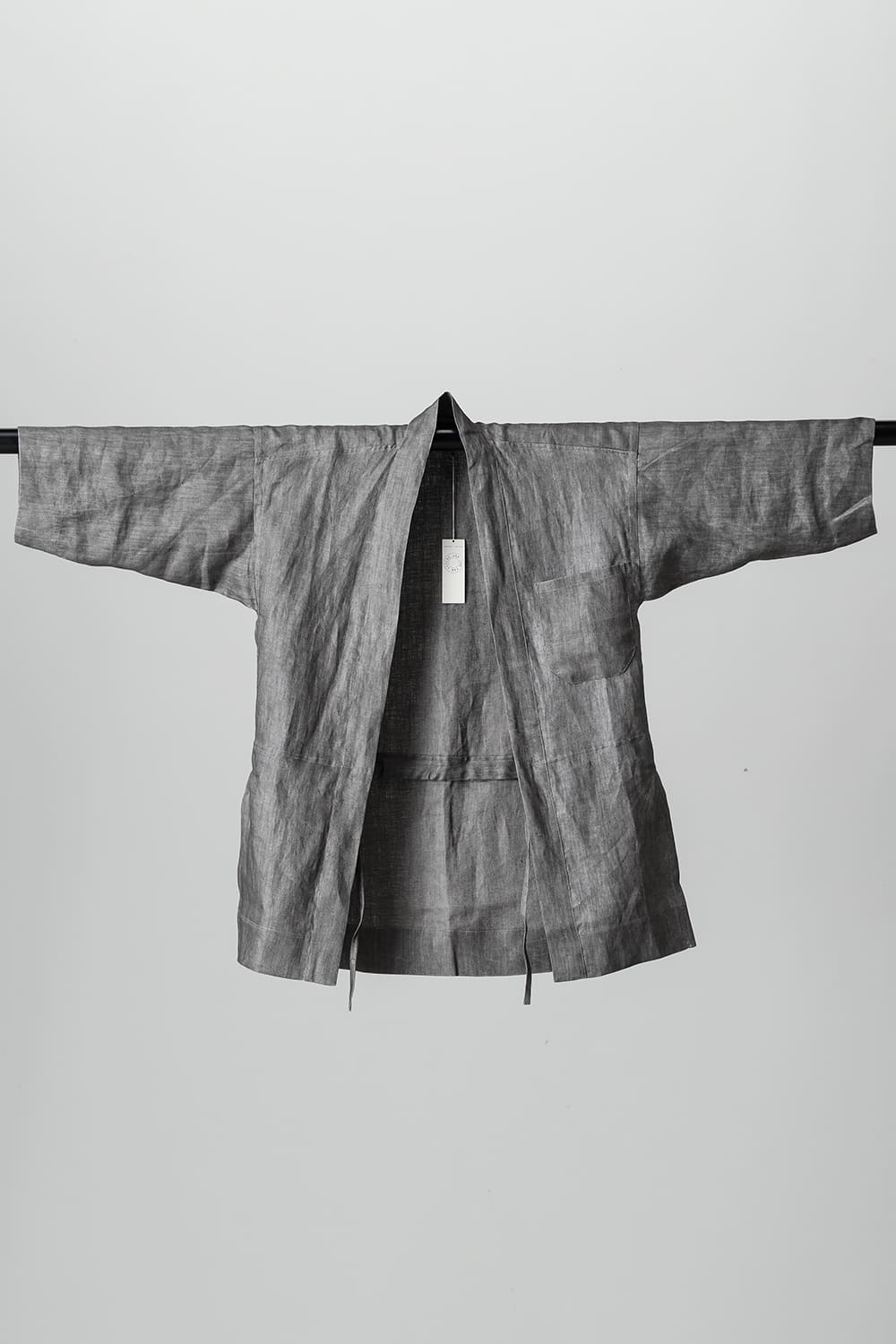 KIMONO#10 SUMI LINEN TWILL 