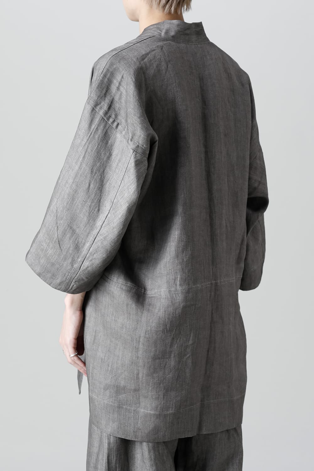KIMONO#10 SUMI LINEN TWILL 