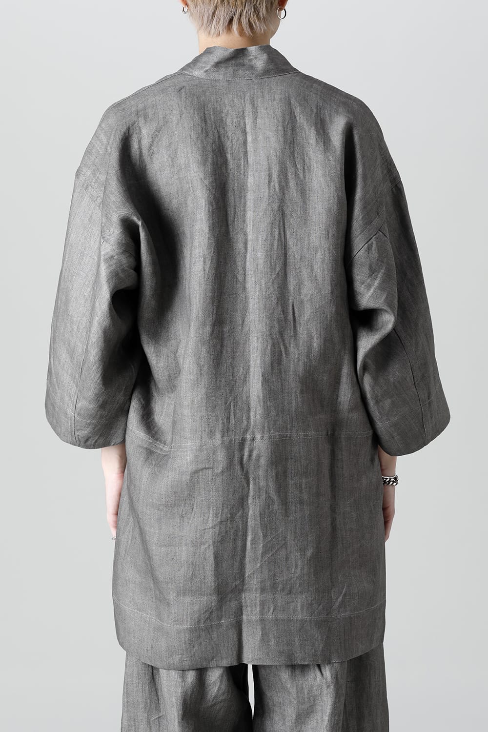 KIMONO#10 SUMI LINEN TWILL 