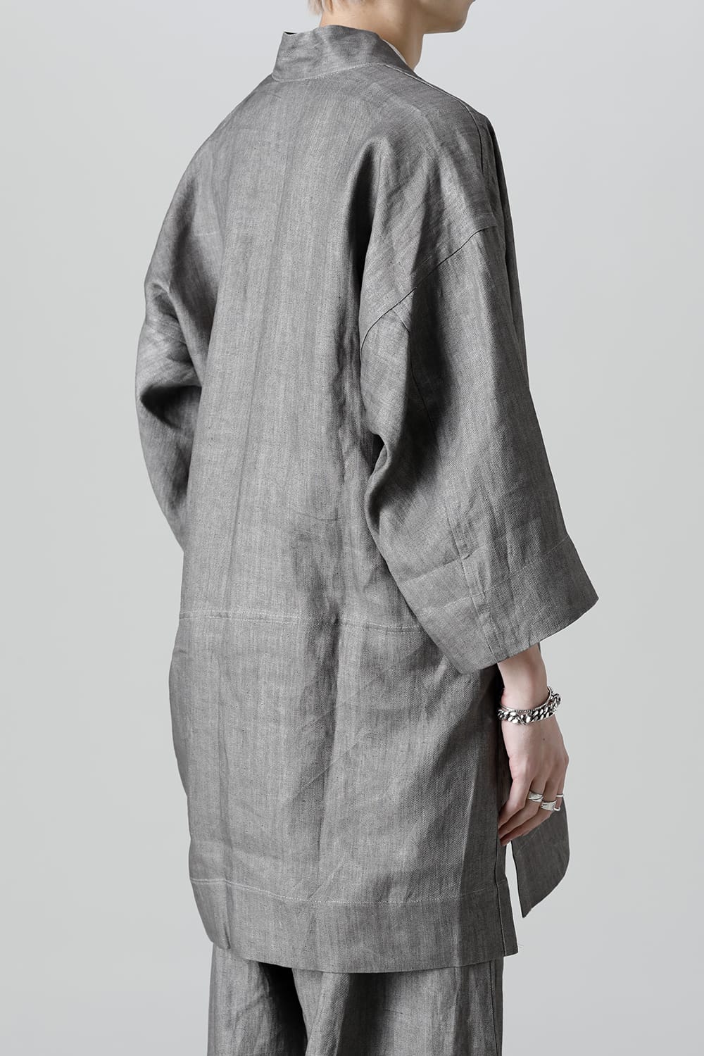 KIMONO#10 SUMI LINEN TWILL 