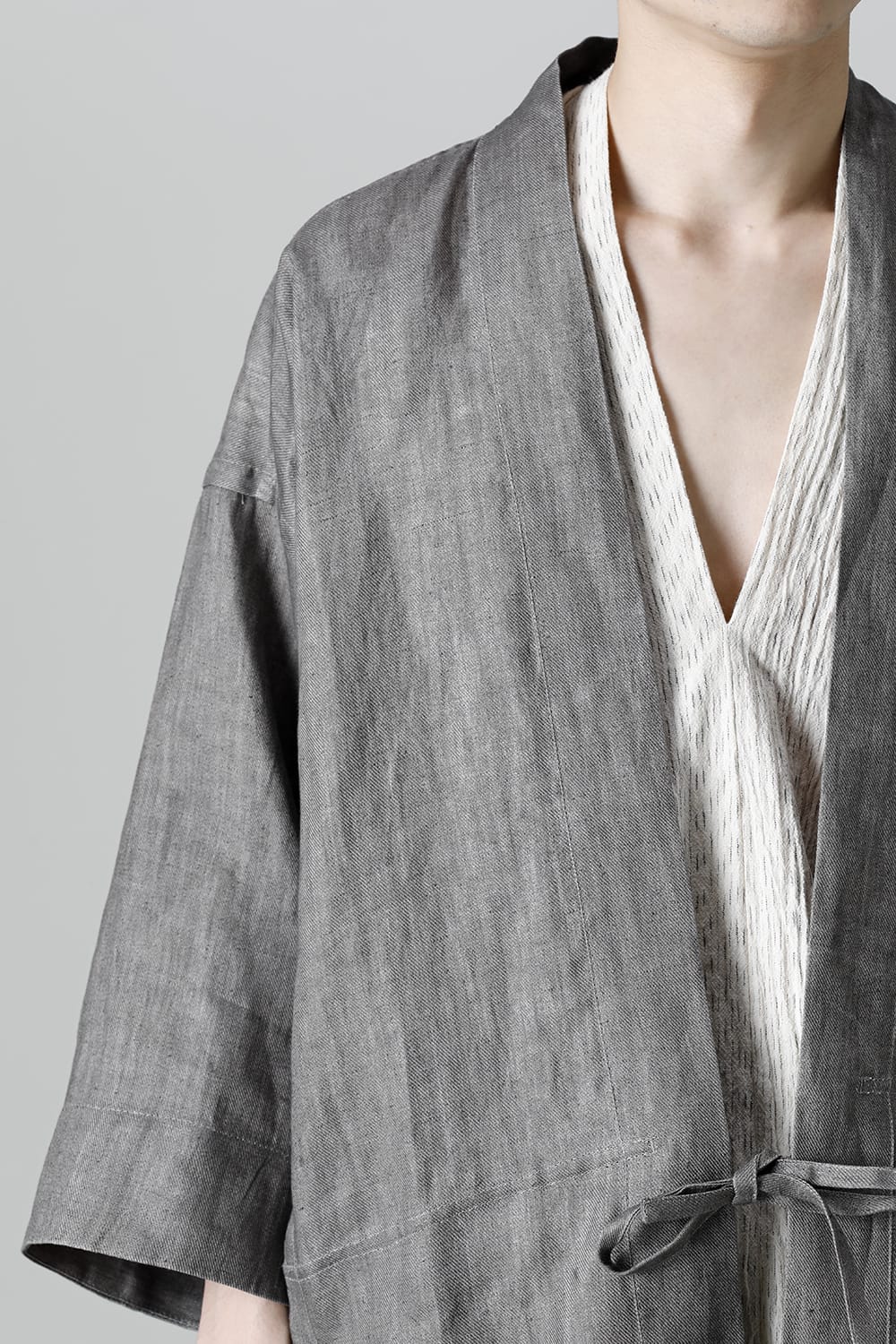 KIMONO#10 SUMI LINEN TWILL 