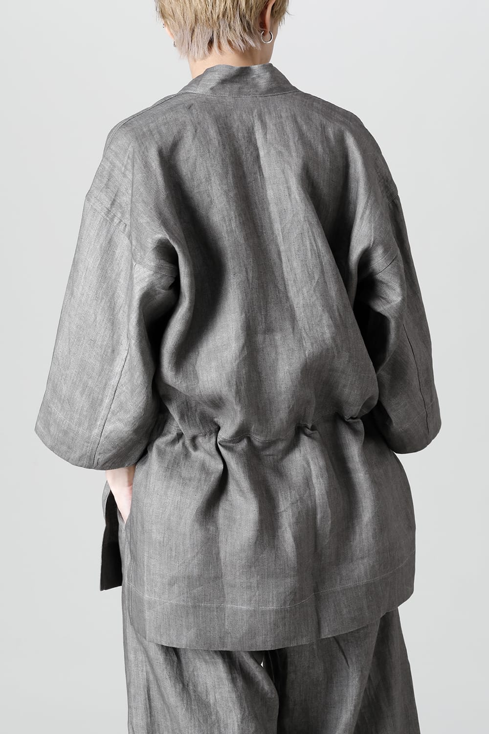 KIMONO#10 SUMI LINEN TWILL 