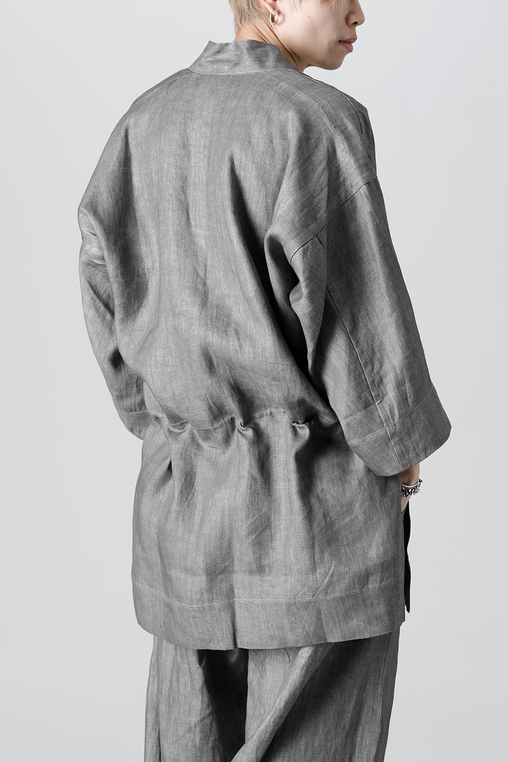 KIMONO#10 SUMI LINEN TWILL 