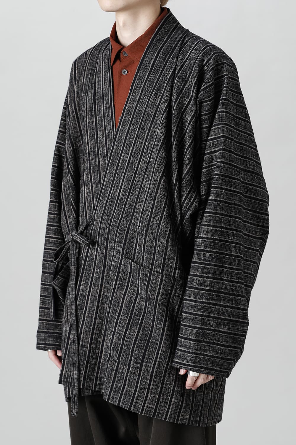 KIMONO#9   STRIPE COTTON CLOTH