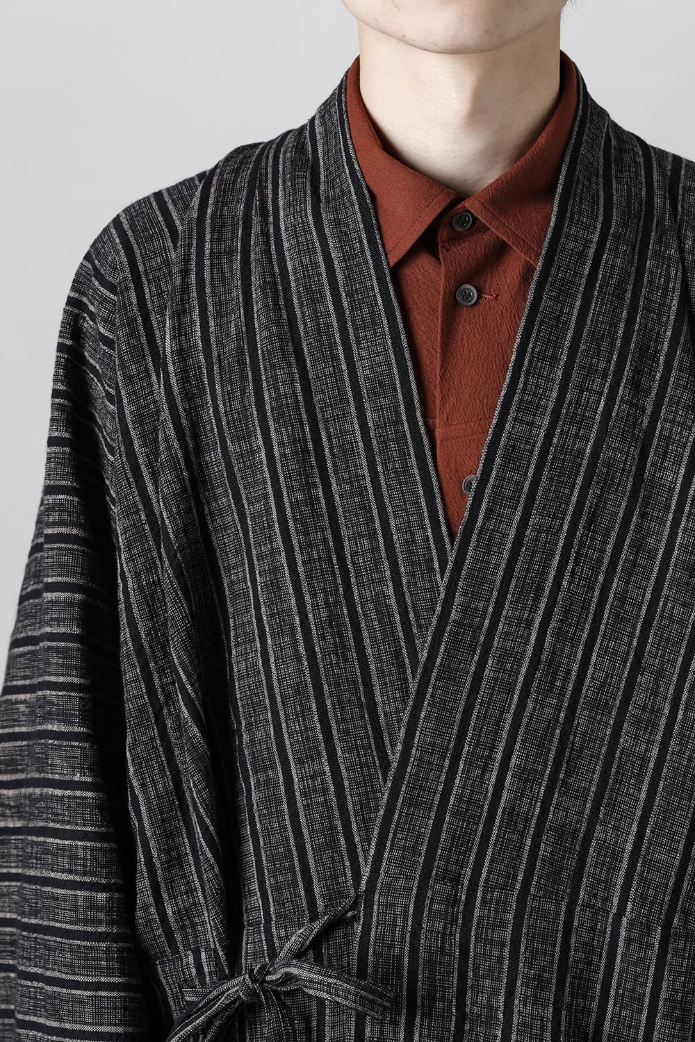 KIMONO#9   STRIPE COTTON CLOTH