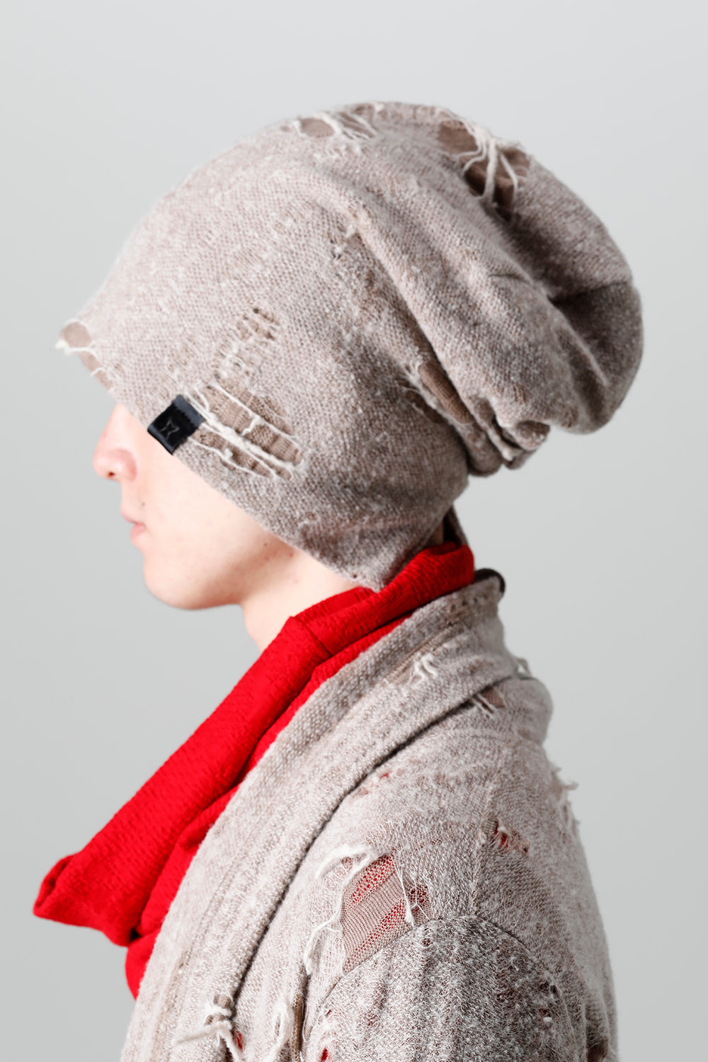 Damage Jersey Cap Beige