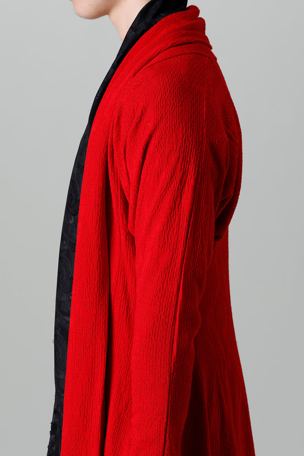 Python Jacquard Jersey Dolman Flare Cardigan