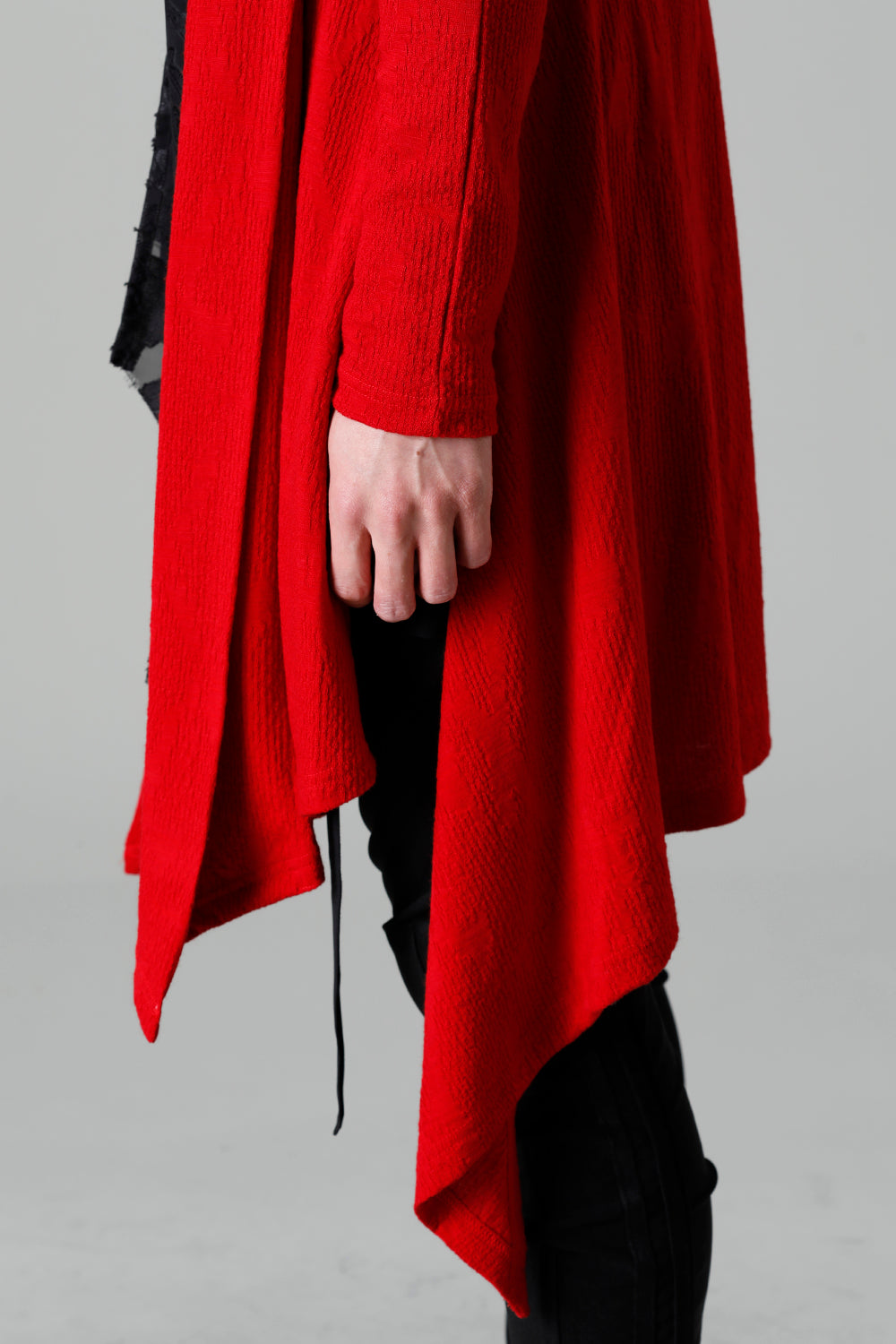 Python Jacquard Jersey Dolman Flare Cardigan