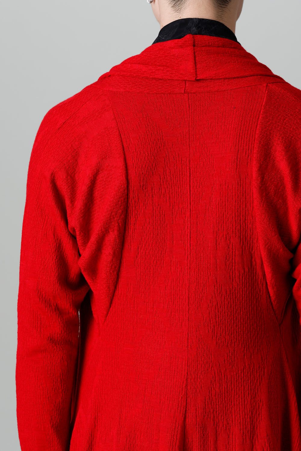 Python Jacquard Jersey Dolman Flare Cardigan