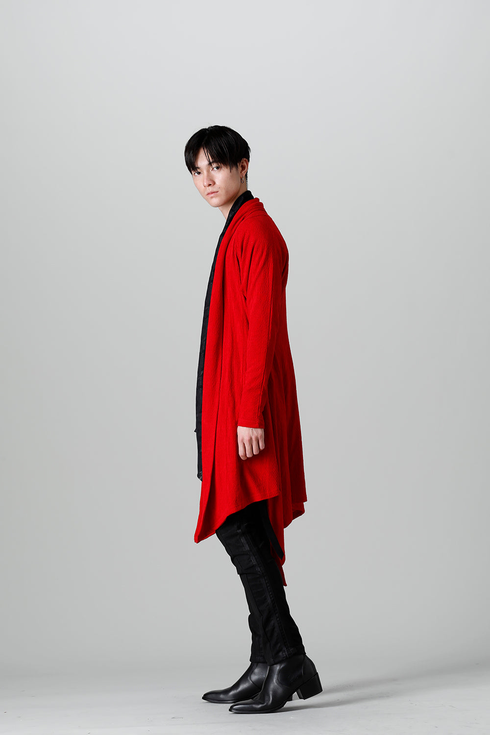 Python Jacquard Jersey Dolman Flare Cardigan