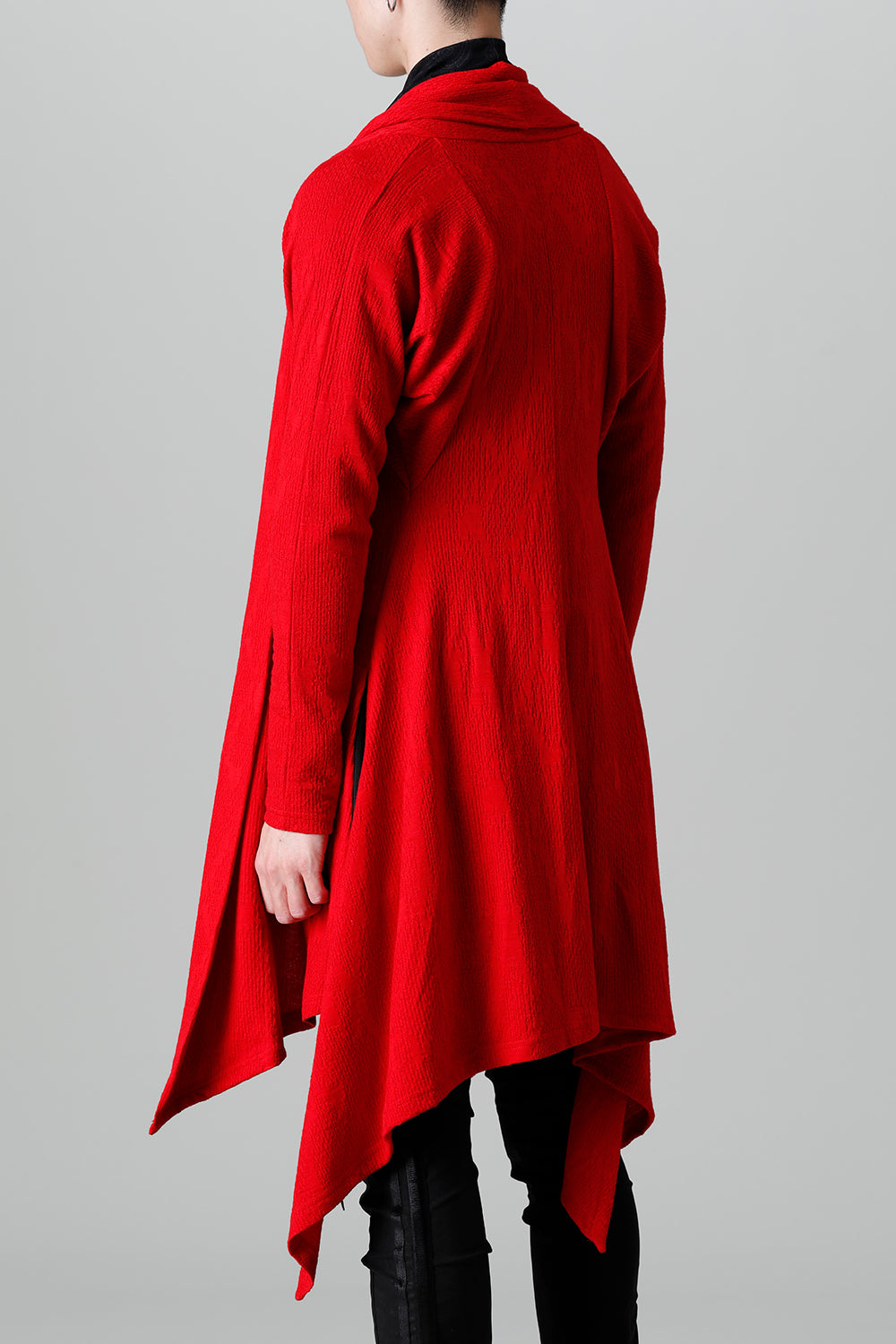 Python Jacquard Jersey Dolman Flare Cardigan