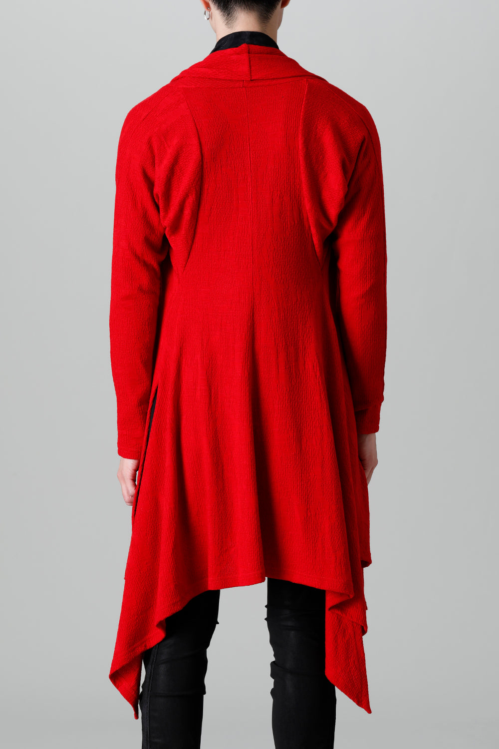 Python Jacquard Jersey Dolman Flare Cardigan