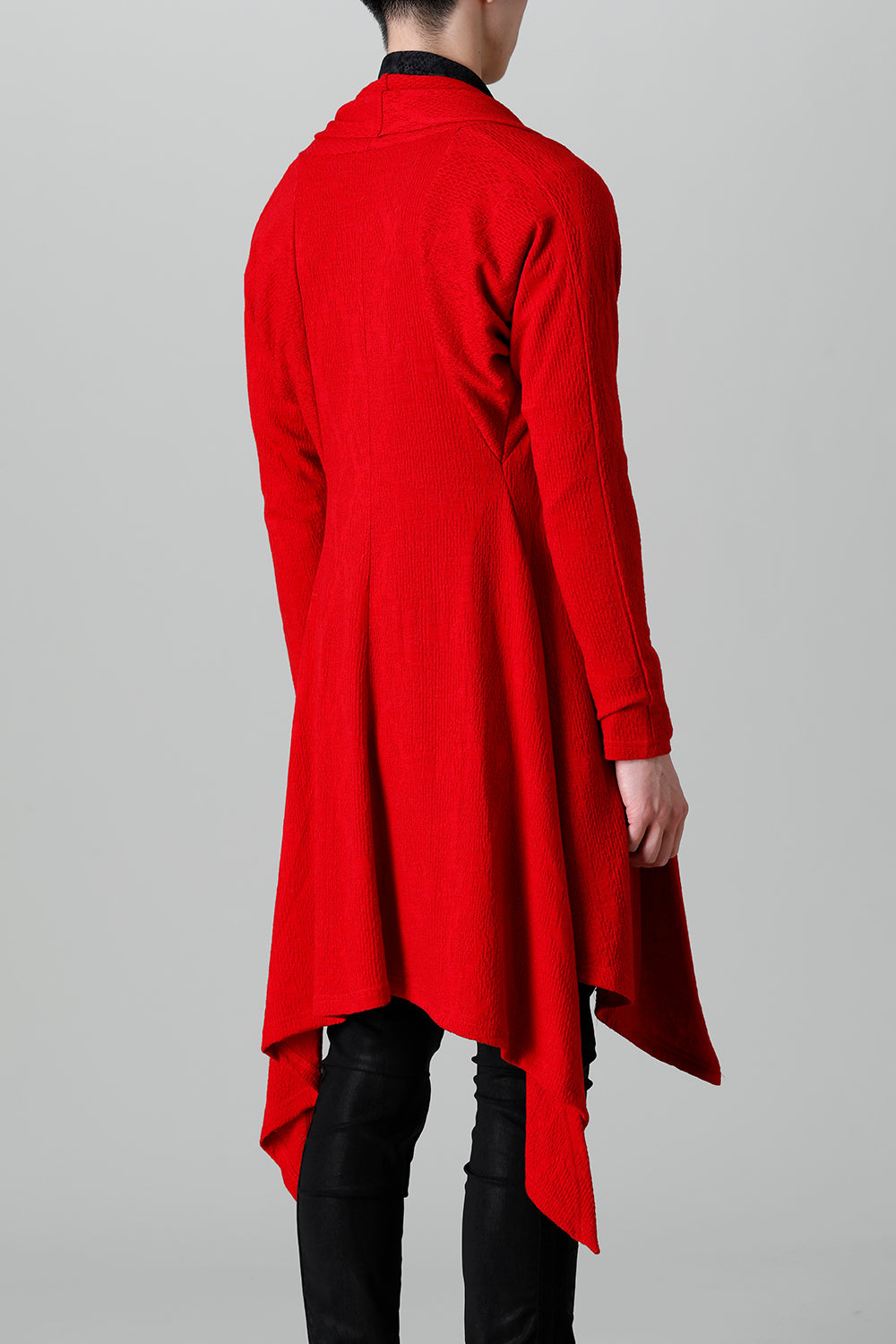 Python Jacquard Jersey Dolman Flare Cardigan