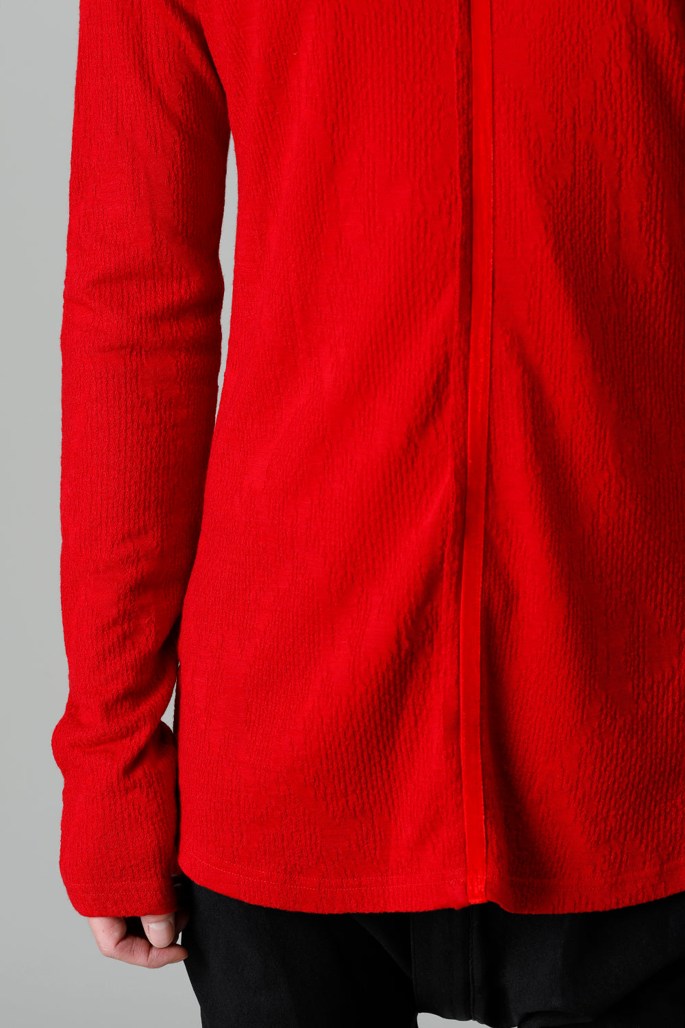 Python Jacquard Jersey Velvet Tape V-Neck