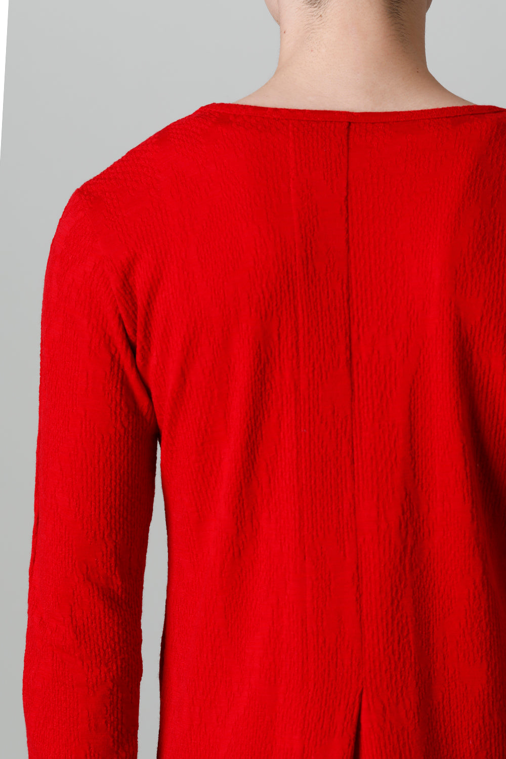 Python Jacquard Jersey Velvet Tape V-Neck