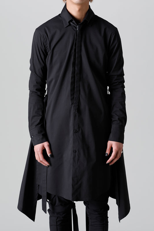 フレアシャツ ブラック