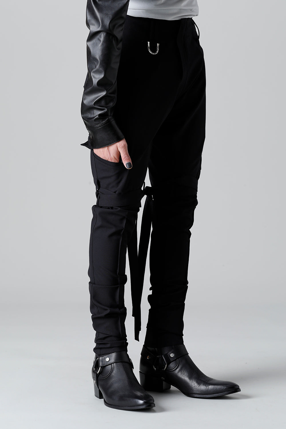 Saruel Bondage Pants Black