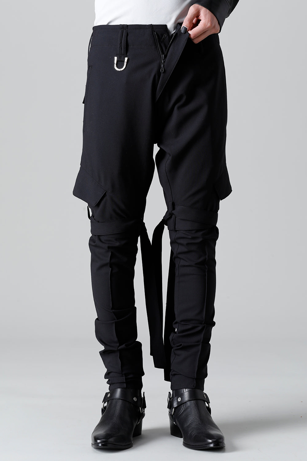 Saruel Bondage Pants Black