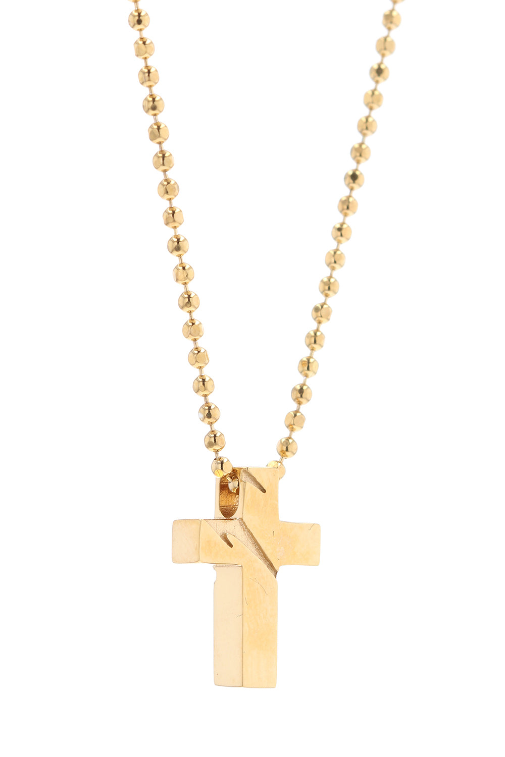 Cross Neckless Gold