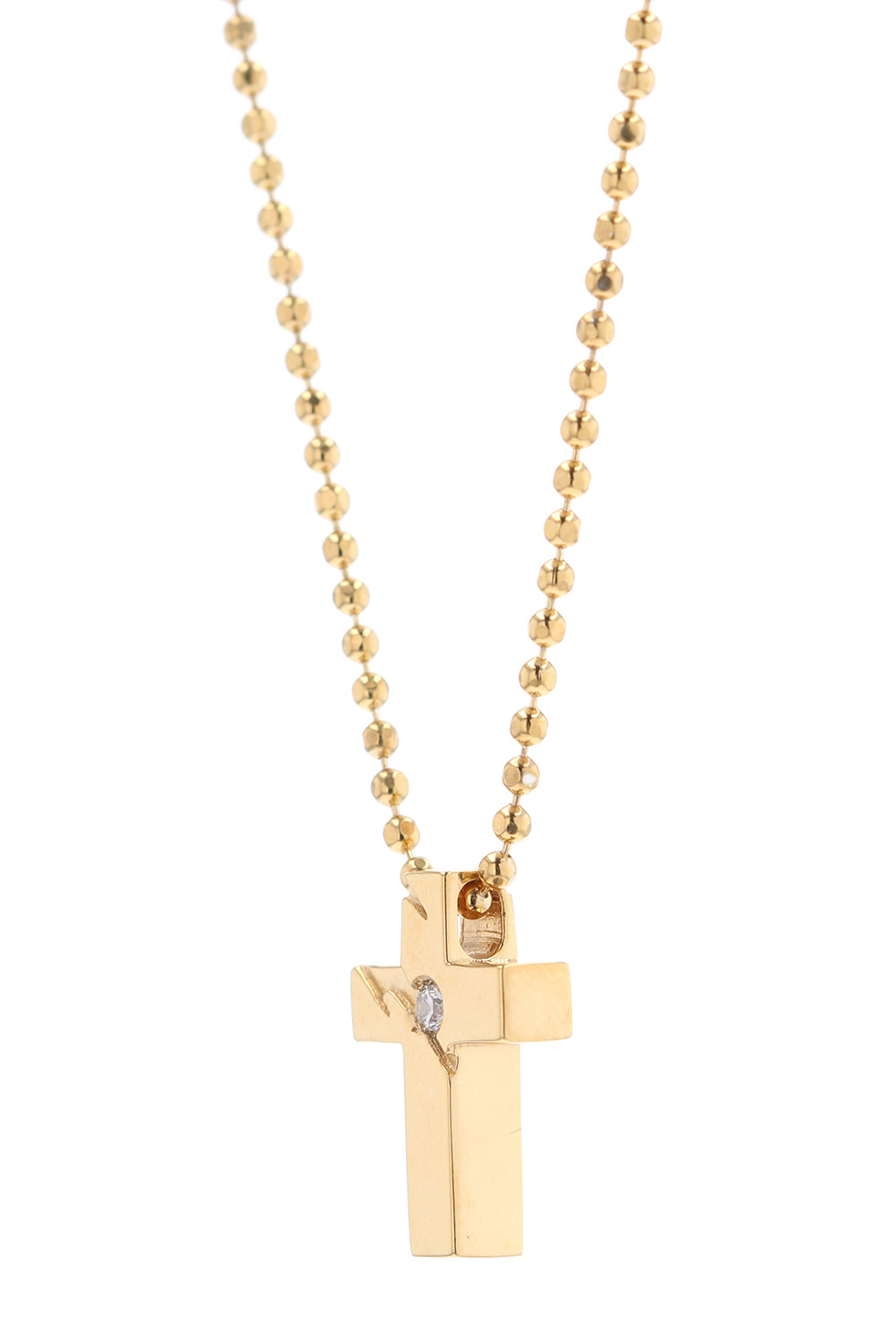 Cross Neckless Gold