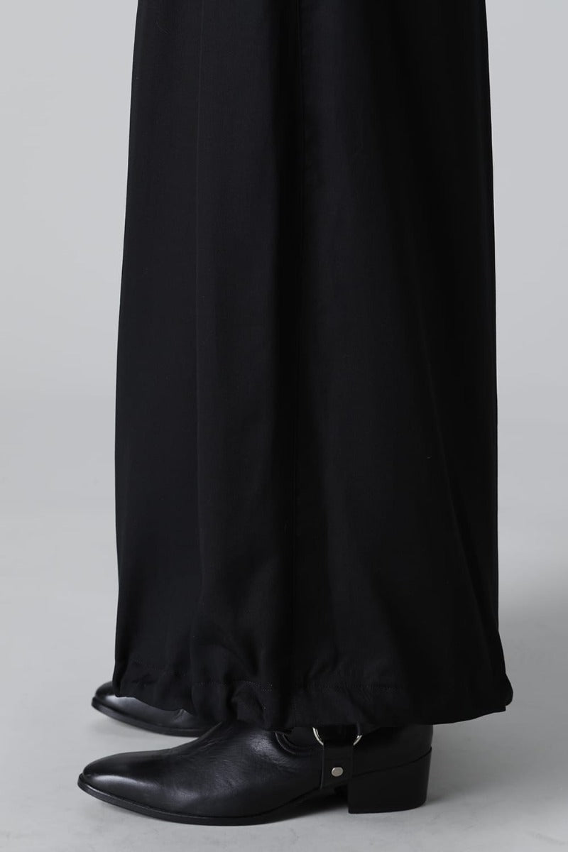 Sharring Wide Tuck Slacks