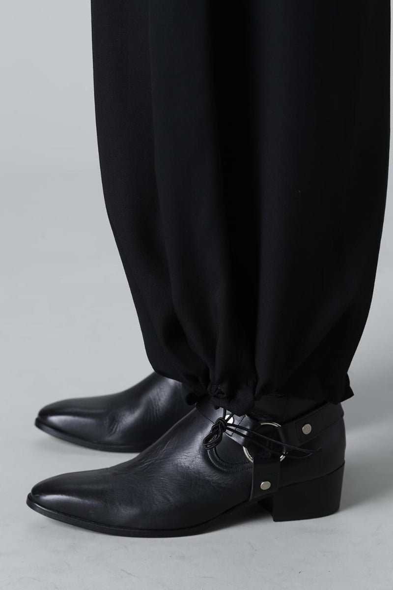 Sharring Wide Tuck Slacks
