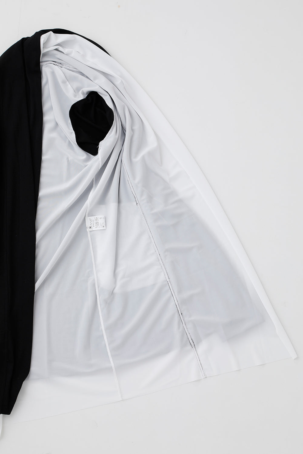 Layered Cardigan Black & White