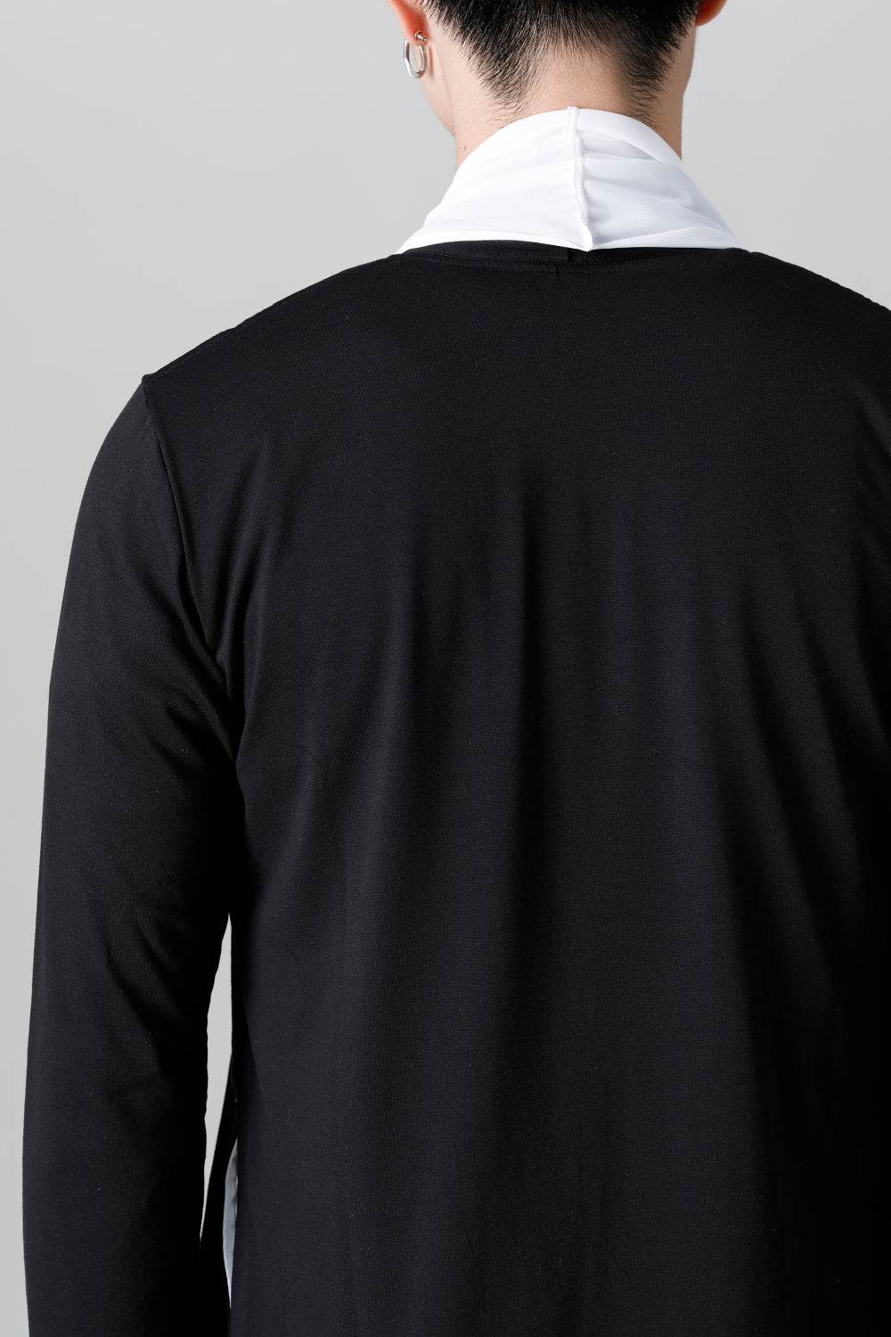 Layered Cardigan Black & White