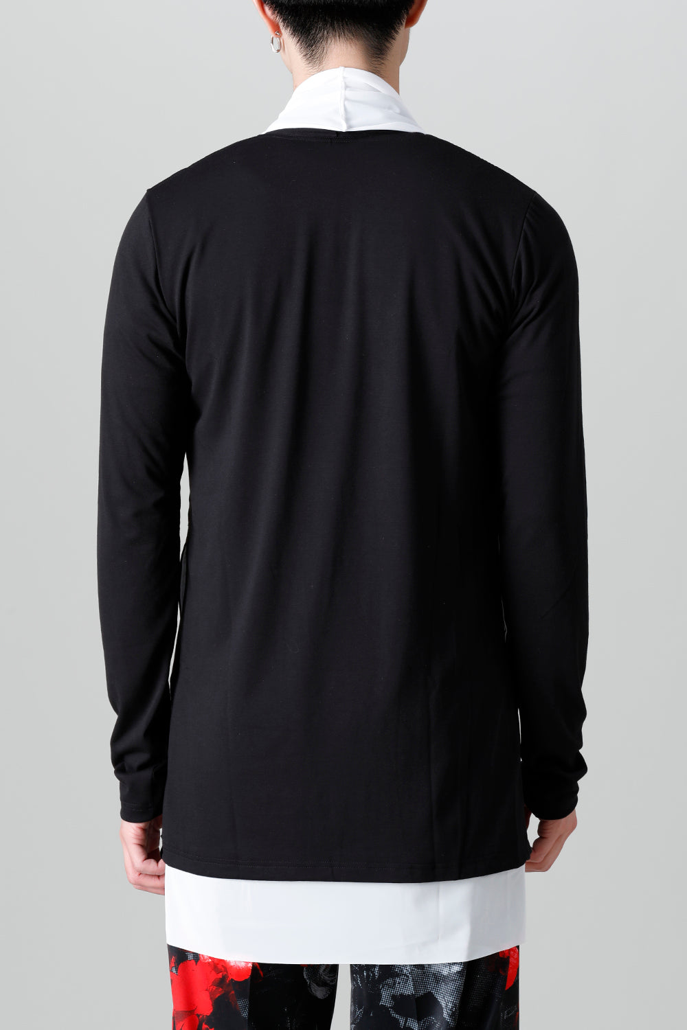 Layered Cardigan Black & White